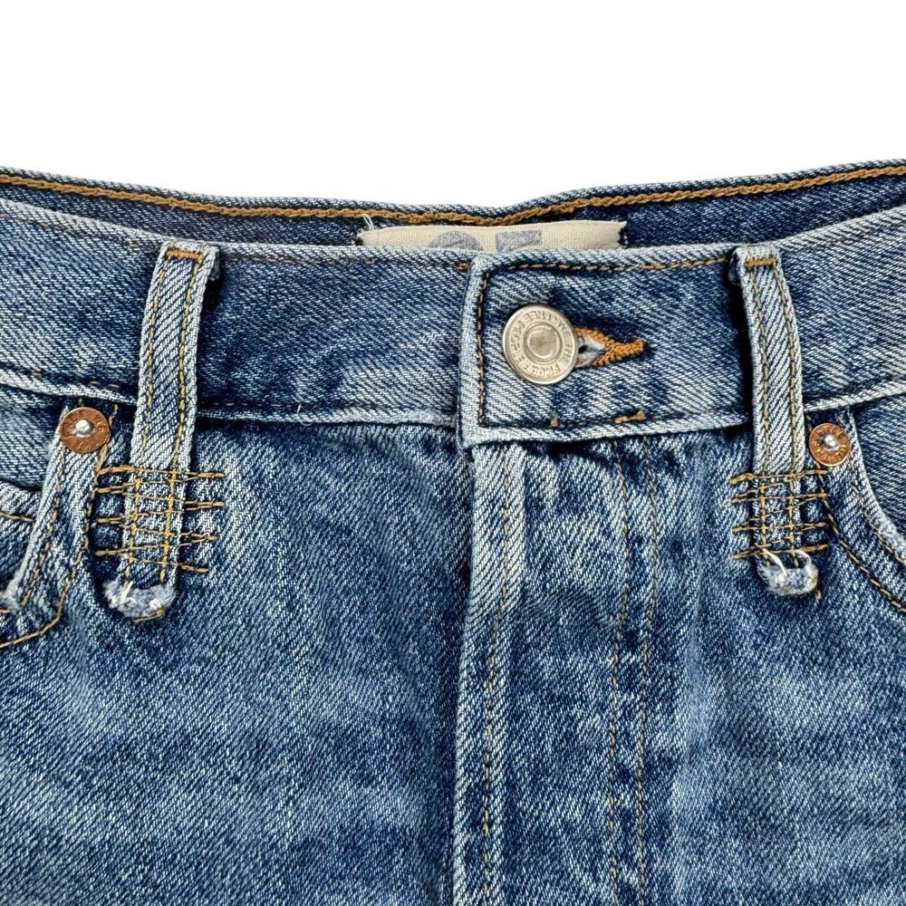 Free People Makai Cut Off Jean Shorts Women's Size 25 Denim Raw Hem Distressed - Picture 4 of 16